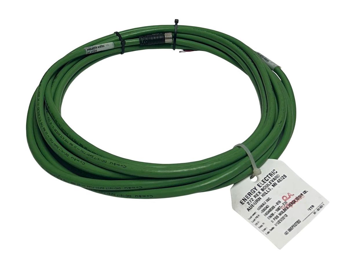 Used ENERGY ELECTRIC EWM-1087-E30 / EWM1087E30 MOLDED VERSA CODER CABLE 8-POS NSNP