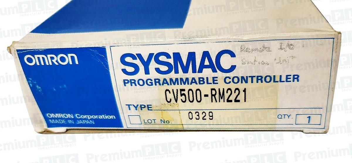 Used OMRON CV500-RM221 | CV500RM221 SYSMAC REMOTE I/O CONTROL MODULE NSMP