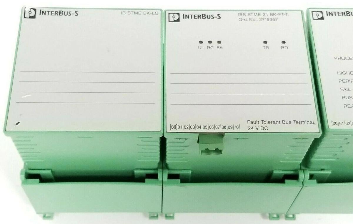 Used PHOENIX CONTACT NR. 2722616 IBS-ST-24-SSC-T INTERBUS MODULE IBS STME 24 MA-FT