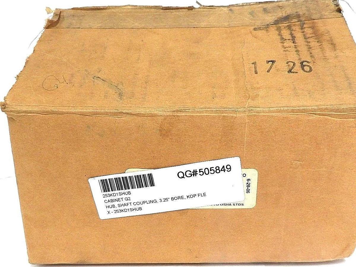 Used NIB EMERSON KOP-FLEX 253KD1SHUB HUB, SHAFT COUPLING, 3.25" BORE, 1967819
