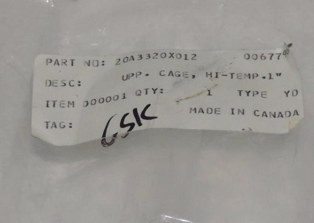 Used NEW FISHER 20A3320X012 UPPER CAGE TYPE YD HIGH-TEMPERATURE KEY 3B