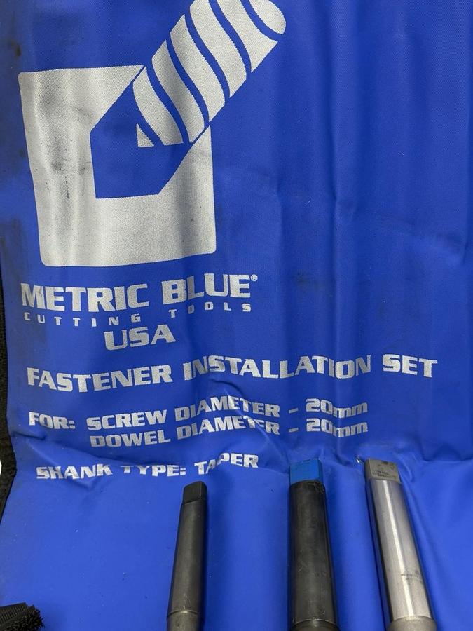 NEW METRIC BLUE FASTENER INSTALLATION SET 20MM SHANK TYPE: TAPER