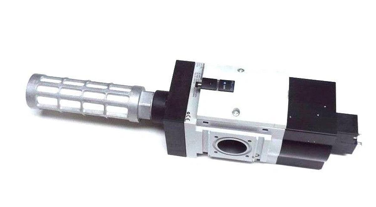 Used FESTO MS9-SV-G-C-V24-AD7 SOFT START/QUICK EXHAUST VALVE 562176 W/ U-1-B SILENCER