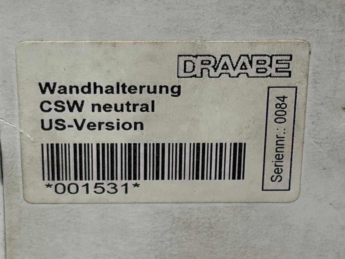 Used Nortec Draabe CSW Neutral Wandhalterung Wall Bracket US-Version Humidifier - New