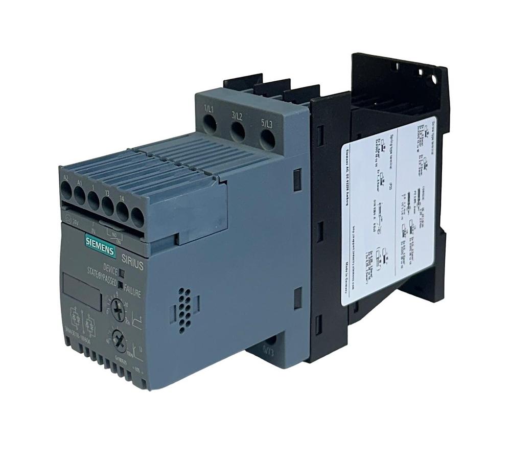 Used SIEMENS 3RW3018-1BB04 / 3RW30181BB04 SIRIUS SOFT STARTER 200-480VAC 17.6A NSMP