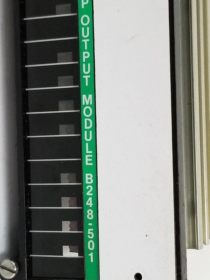 Used GOULD MODICON AS-B248-501 OUTPUT MODULE 10-60VDC, 2.5A, B248-501