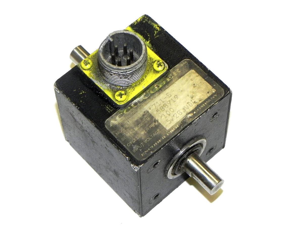 Used ENCODER PRODUCTS 711-S ENCODER 5-28VDC, 100 CYCLES PER REV. 711S