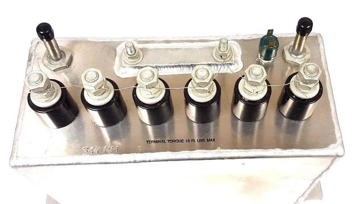 NEW PILLAR PP402-210 CAPACITOR 1235 KVAR 1250 VAC 988 AMPS RMS @ 50KHZ, PP402210