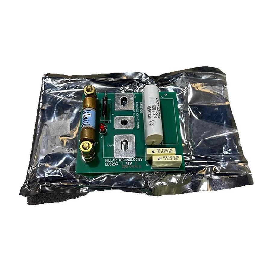 NEW PILLAR TECHNOLOGIES BB6283-1 / BB62831 REV. B SNUBBER CONTROL BOARD