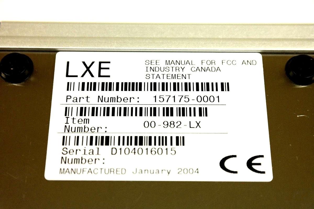 NIB LXE 157175-0001 SINGLE SLOT CHARGING DOCK FOR MX2 UNIT 1571750001 00-982-LX