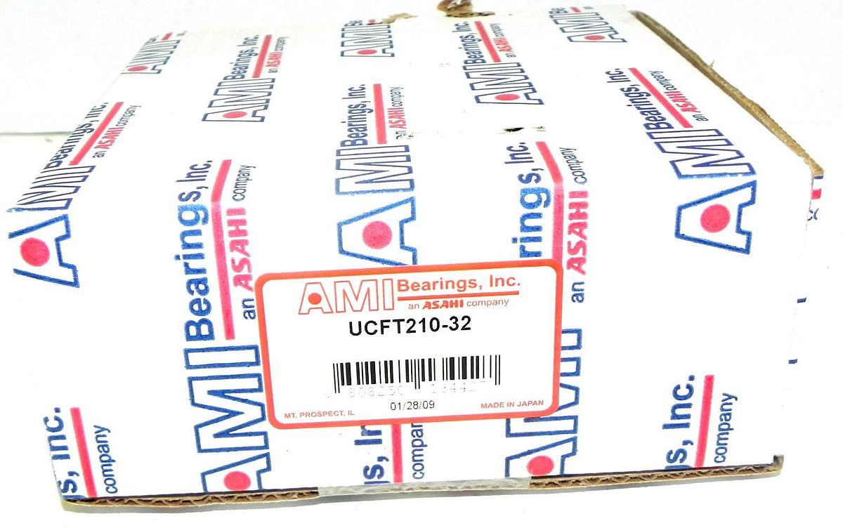 Used NIB AMI UCFT210-32 2-BOLT FLANGE BEARING UCFT21032