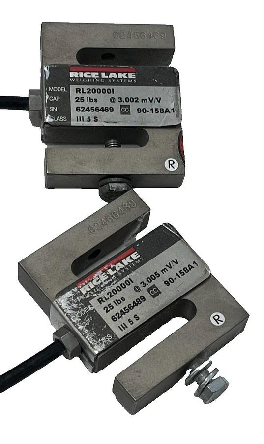 Used Rice Lake 420 Plus -2A Indicator 85124/01 & (2) RL20000I-25 S-Beam Load Cells