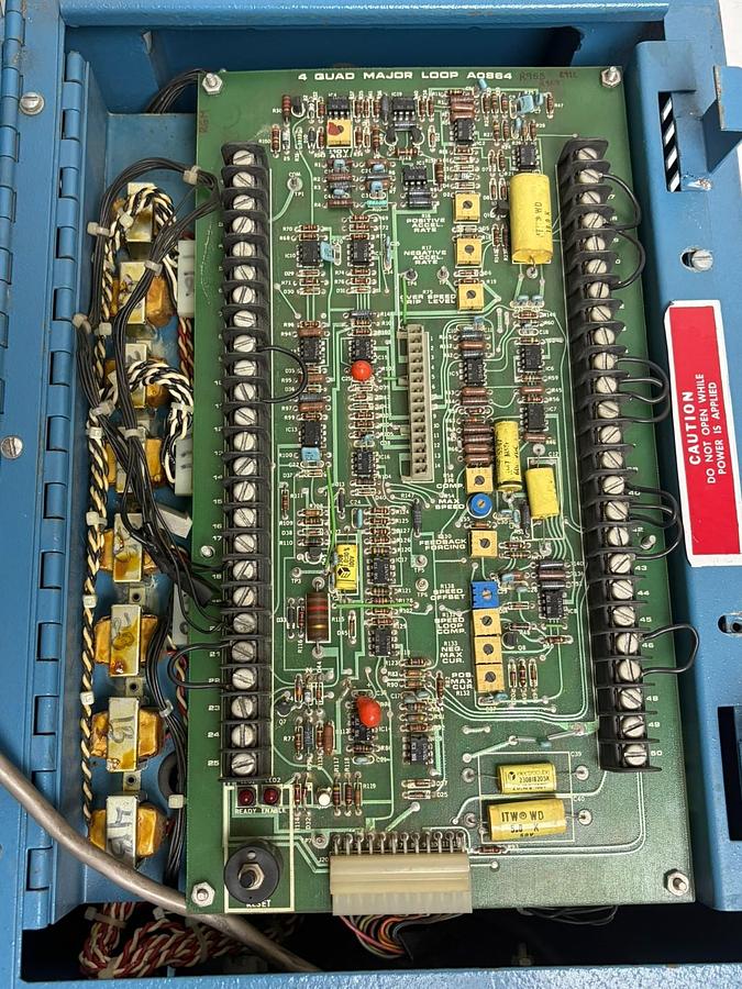 Used Contraves Systrol DC CSR Drive Assembly with 4 Quad Major Loop PC0496A Board