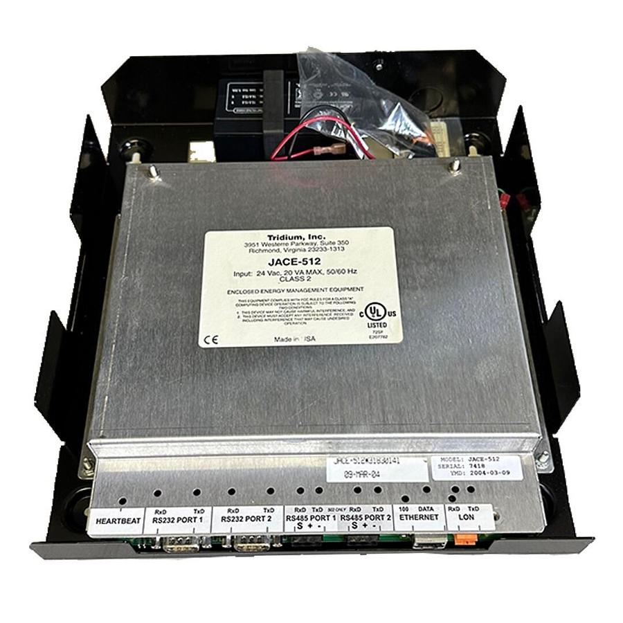 Used NEW TRIDIUM JACE-512 / JACE512 ENERGY MANAGEMENT CONTROLLER 24Vac 50/60Hz JACE-5
