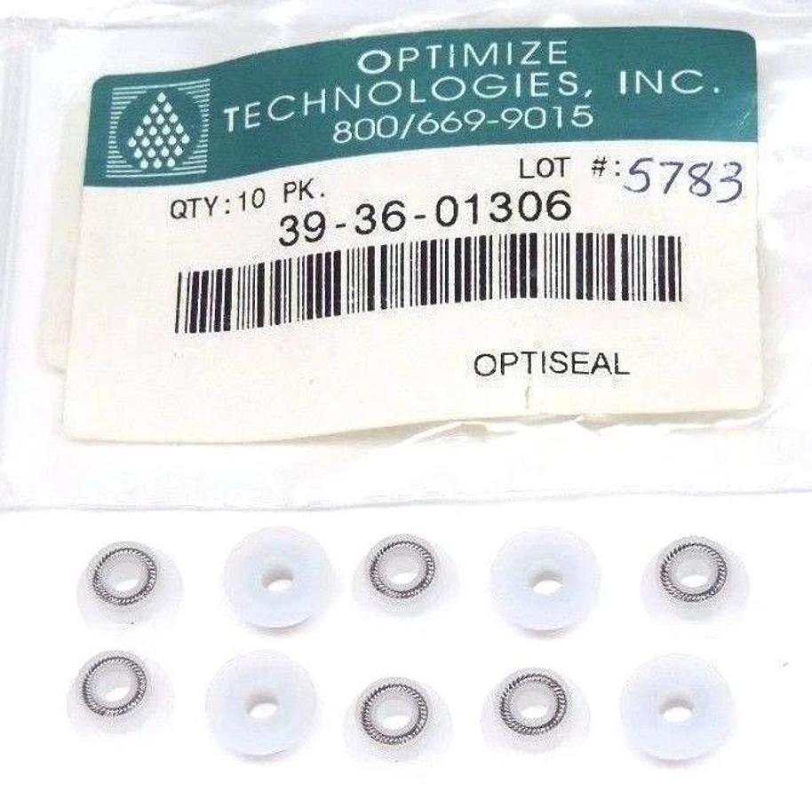 Used NEW OPTIMIZE TECHNOLOGIES 39-36-01306 OPTI-SEAL PLUNGER SEAL (10-PACK) 393601306