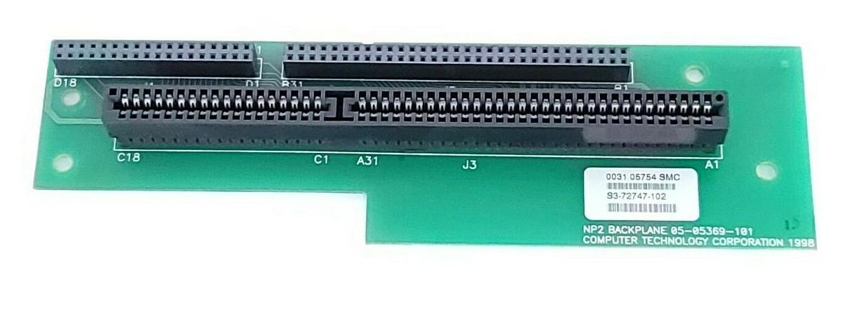 Used CTC 05-05369-101 NP2 BACKPLANE PC BOARD 0505369101