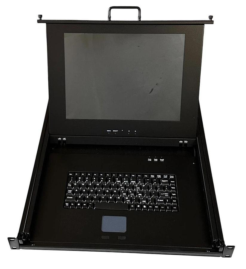 MACASE INDUSTRIAL GROUP RM-KI-P1UKVM / RM-KI-P1UKMV RACK MOUNT MONITOR 15'' NSMP