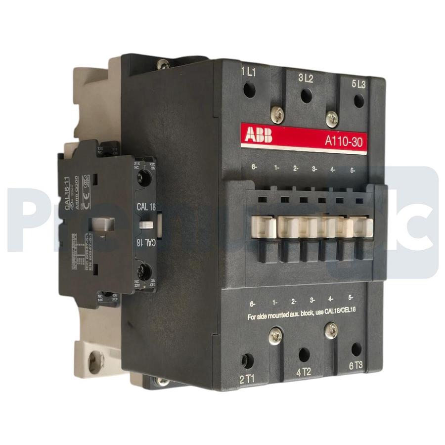 ABB A110-30-11-84 3-Pole IEC Contactor 110A 110/120V Coil 1SFL451001R8411 NUPI