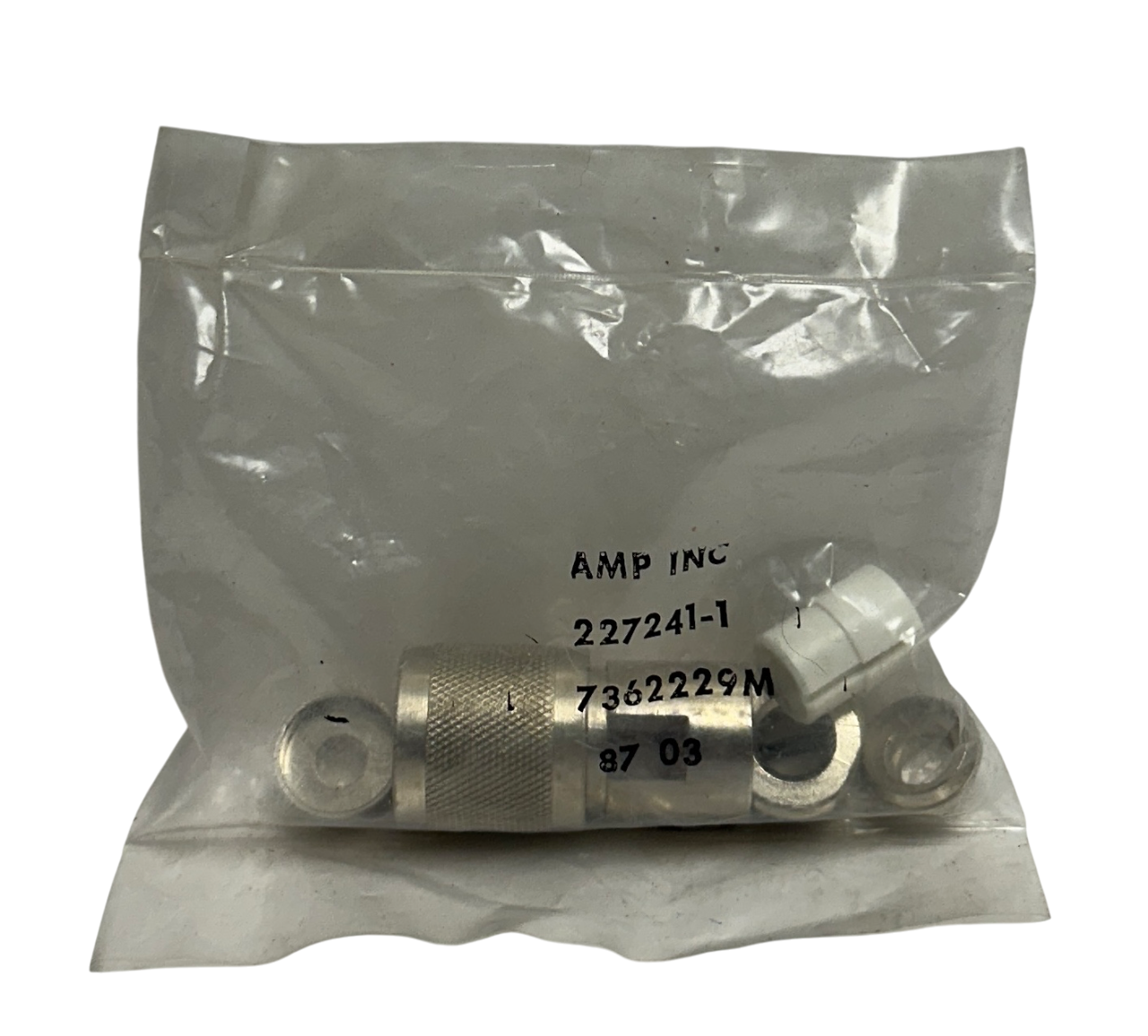 AMP INC 227241-1 / 2272411 COAXIAL CONNECTOR STRAIGHT CRIMP 7362229M OEM NSFS