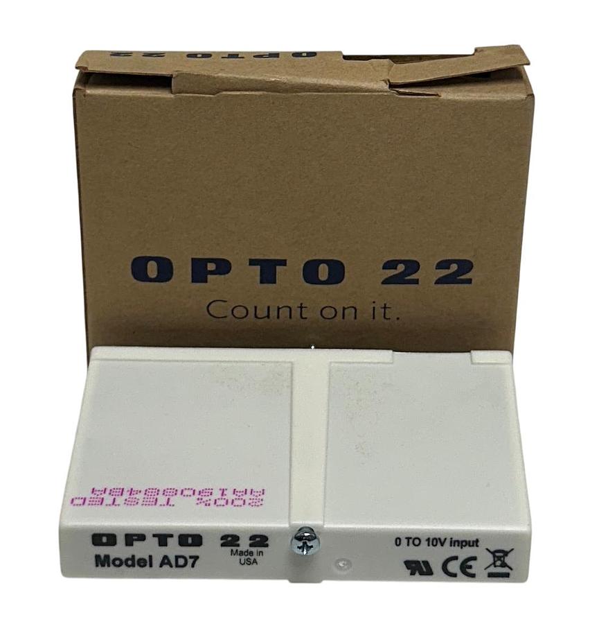 Used OPTO 22 AD7 VOLTAGE ANALOG INPUT MODULE 0-10VDC ISOLATED SINGLE CHANNEL OEM NSMP