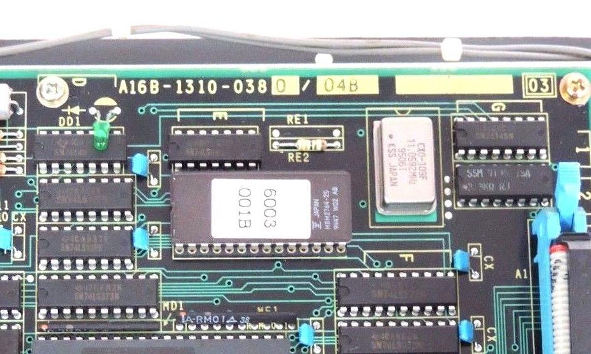 Used FANUC A02B-0092-C141 OPERATOR'S PANEL W/ A16B-1310-0380/04B BOARD, A02B0092C141