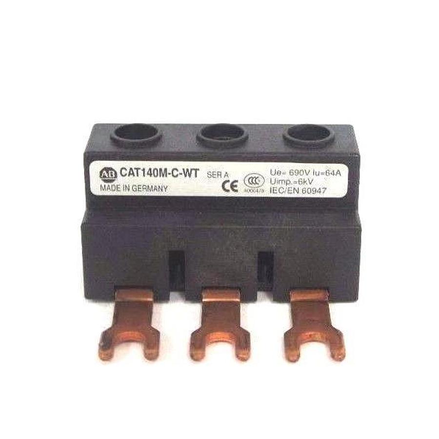 NEW ALLEN BRADLEY 140M-C-WT COMMONING LINK FEEDER TERMINAL SER. A