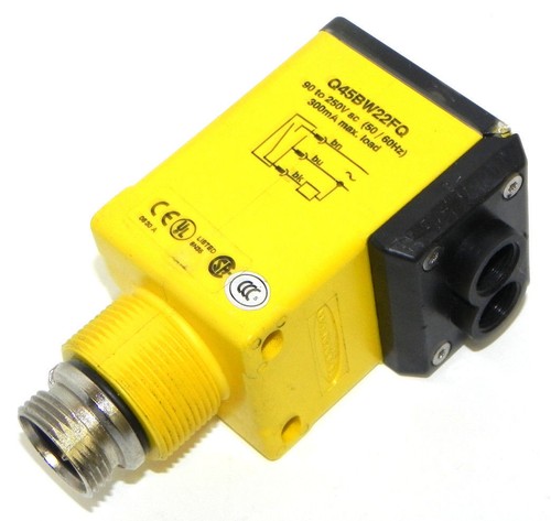 Used BANNER Q45BW22FQ Q45 SERIES: INFRARED GLASS FIBER OPTIC 90 TO 250V AC (50/60Hz)