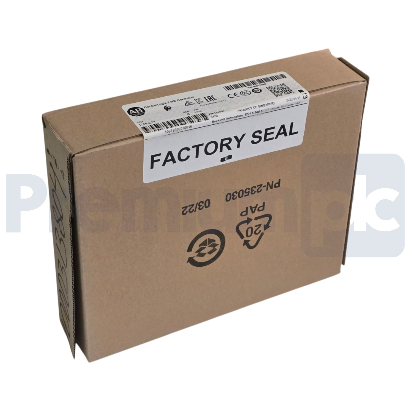 Used Sealed Pre-Owned Allen-Bradley 1756-L71 /B ControlLogix 5571 2MB Controller 2022