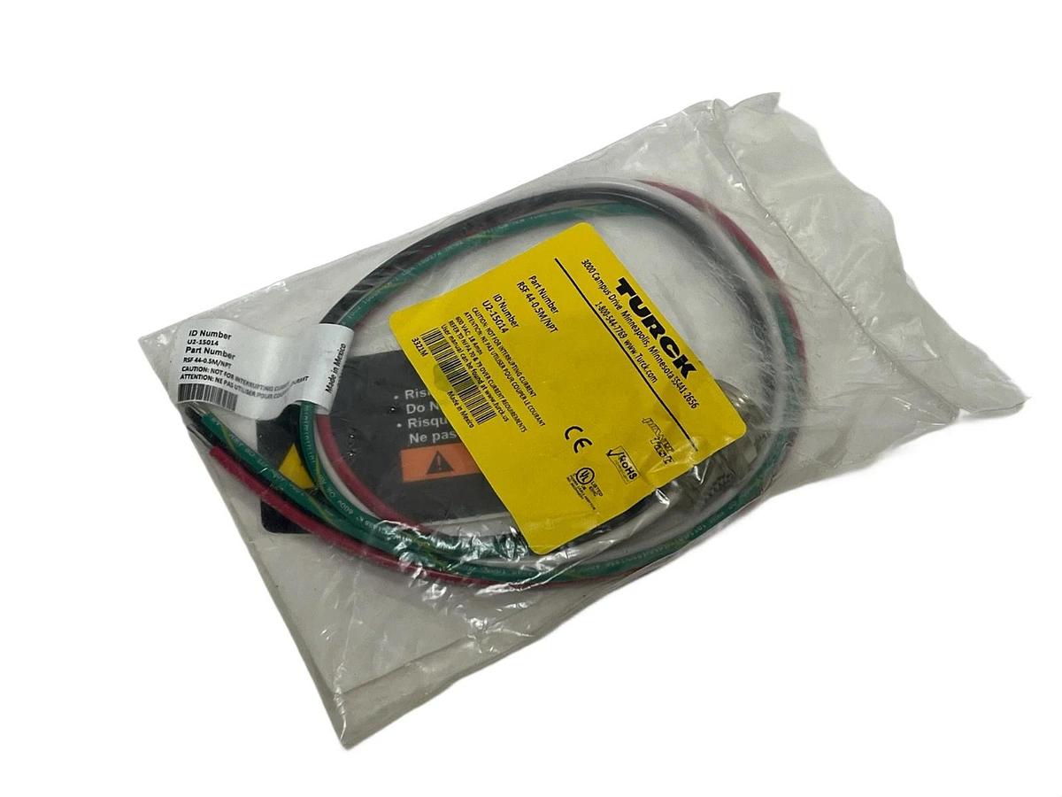 Used Turck RSF 44-0.5M/NPT (U2-15014) 7/8" Power Receptacle 14AWG 0.5m - NSFS