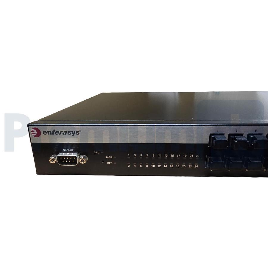 Foxboro Enterasys P0973JN 24-Port Fiber Managed Ethernet Switch A4H124-24FX NSMP