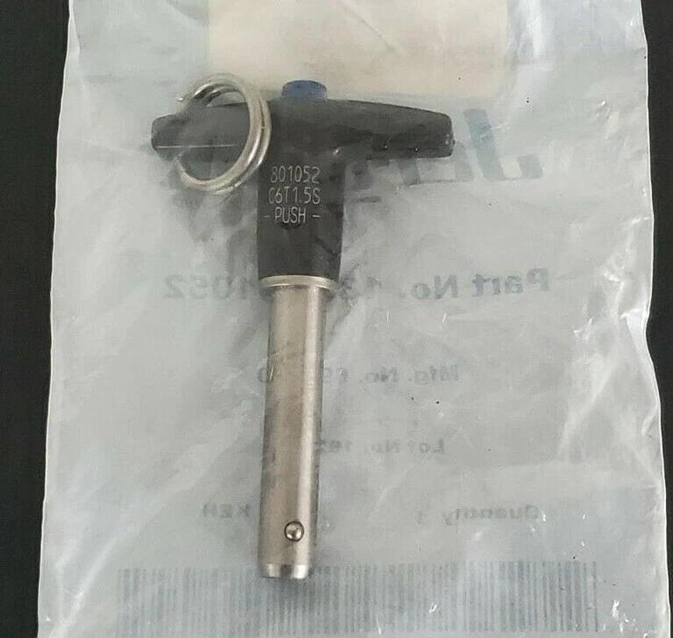 Used NEW JERGENS 135-801052 T-HANDLE BALL LOCK PIN 3/8" X 1-1/2" 801052 697830