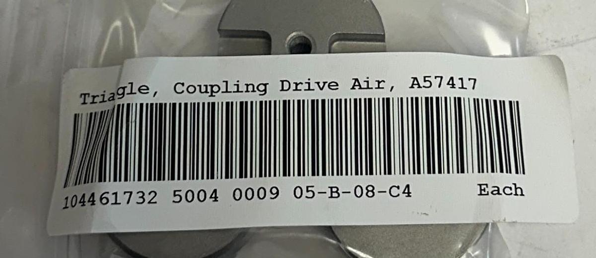 Used 3 TRIANGLE 05-B-08-C4 / A57417 / 104461732 OEM COUPLING DRIVE AIR PACKAGING NSNP