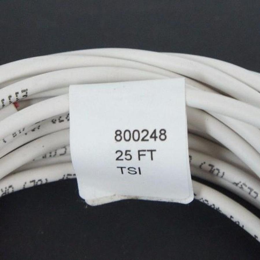 Used LOT OF 2 NEW GENERIC 800248 WHITE CABLES 22 AWG, 6 CONDUCTOR, 25'