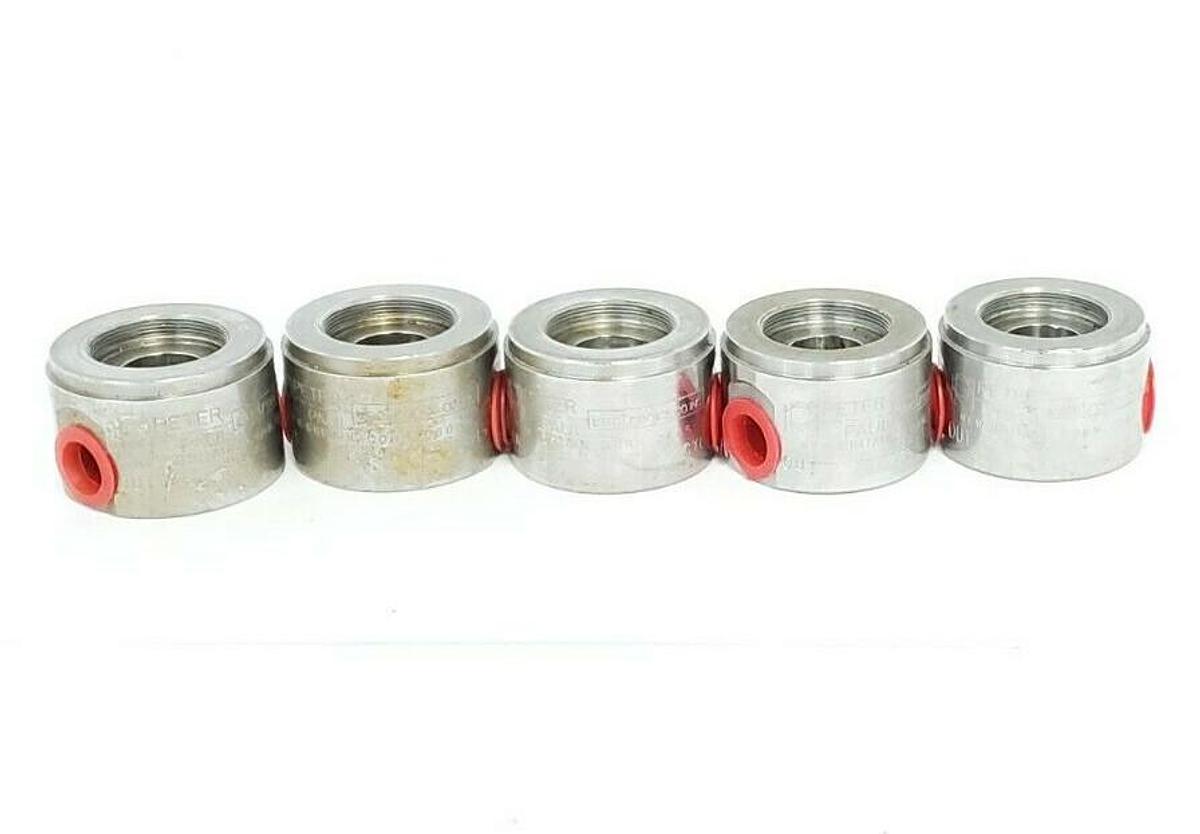 Used LOT OF 5 PETER PAUL SOLENOID VALVE BASES