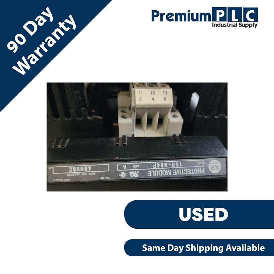 Used USED ALLEN BRADLEY 150-A35NB /A SMC-2 SMART MOTOR CONTROLLER W/ (2) 150-N84P