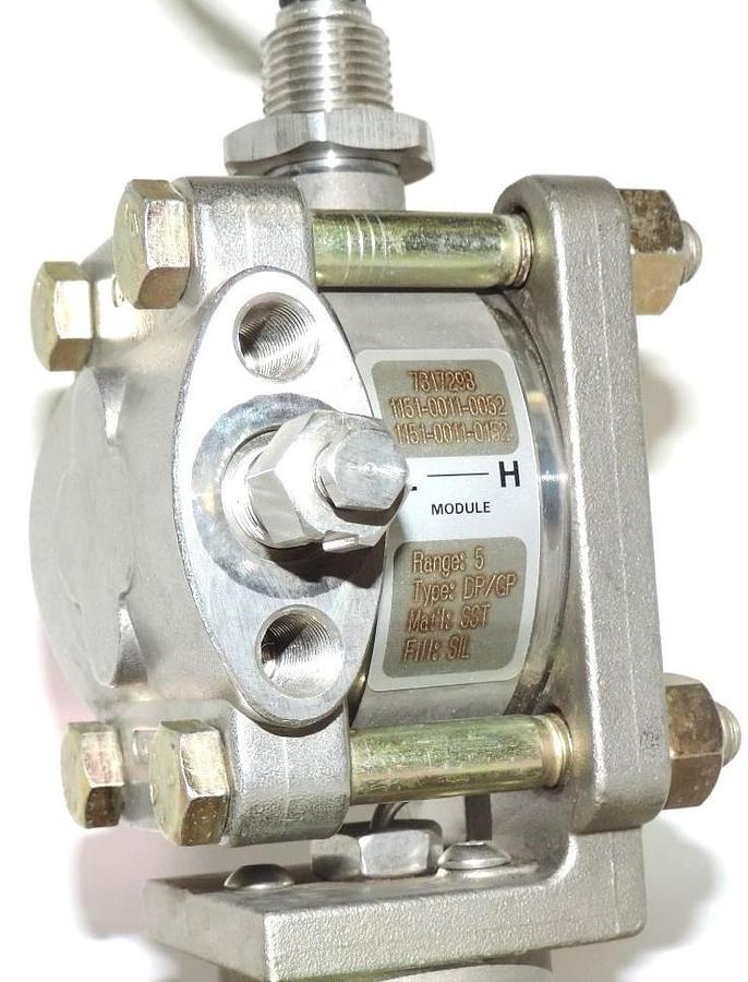 Used FISHER 1151-0011-0052 SENSOR MODULE 7317293 W/ PIC DP1023.5003.S6, 316L/3MIL