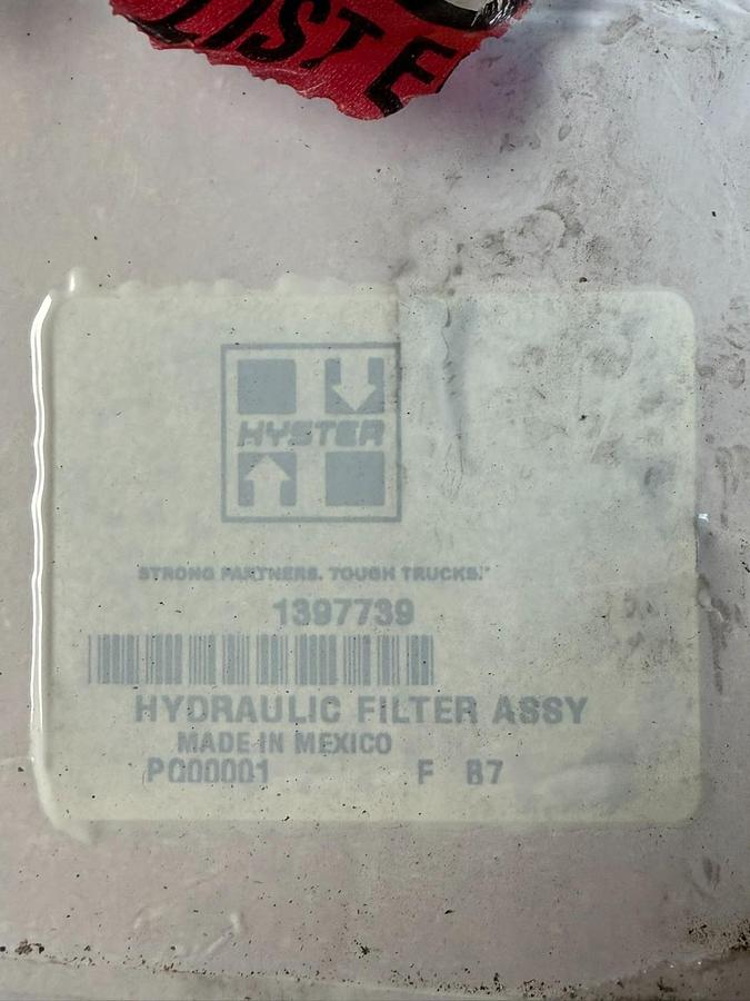 Used Hyster 1397739 Hydraulic Filter Assy Tank Head Cover Gasket O-Ring Kit New