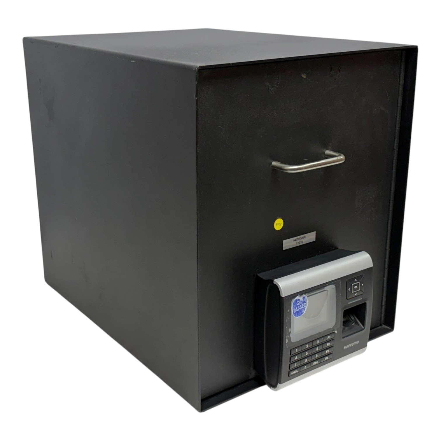 Used MedixSafe 12032 Biometric Narcotics Safe Suprema Keypad 12V DC (read - LOCKED)