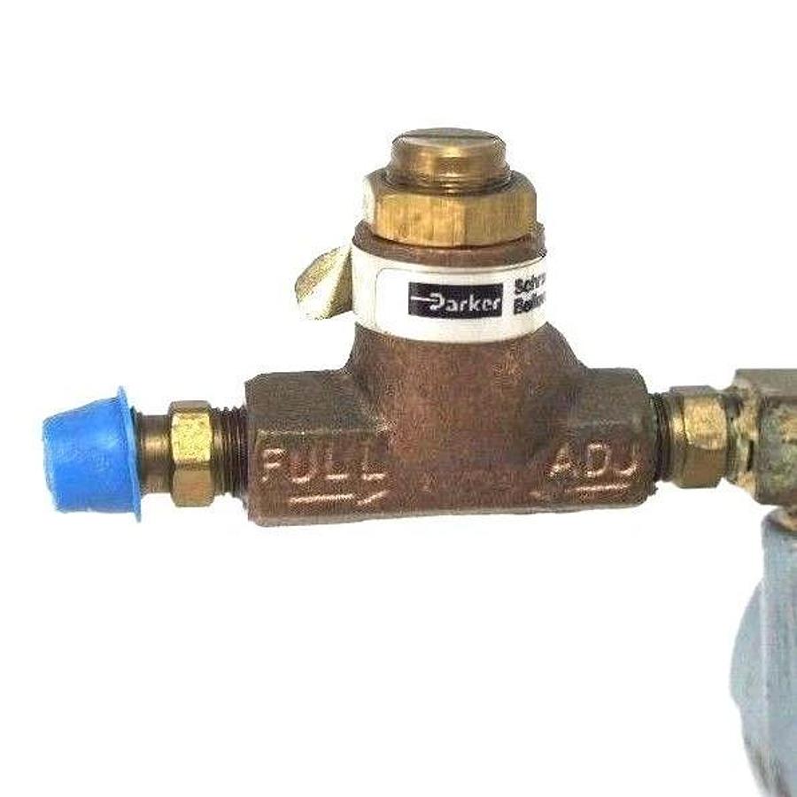Used LOCTITE 983622 4EWAA ROTOSPRAY HEAD W/ PARKER VALVE 9836224EWAA