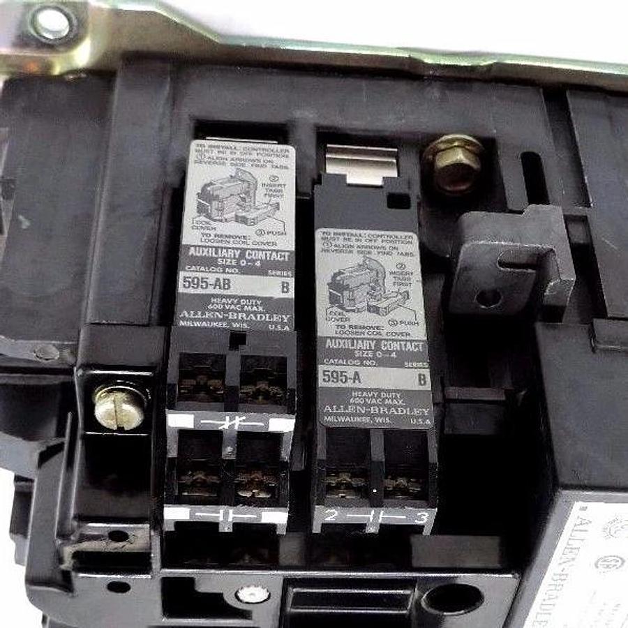 Used ALLEN BRADLEY 500-DOD930 SER. A SIZE 3 STARTER 90A 600V W/ CD236 COIL