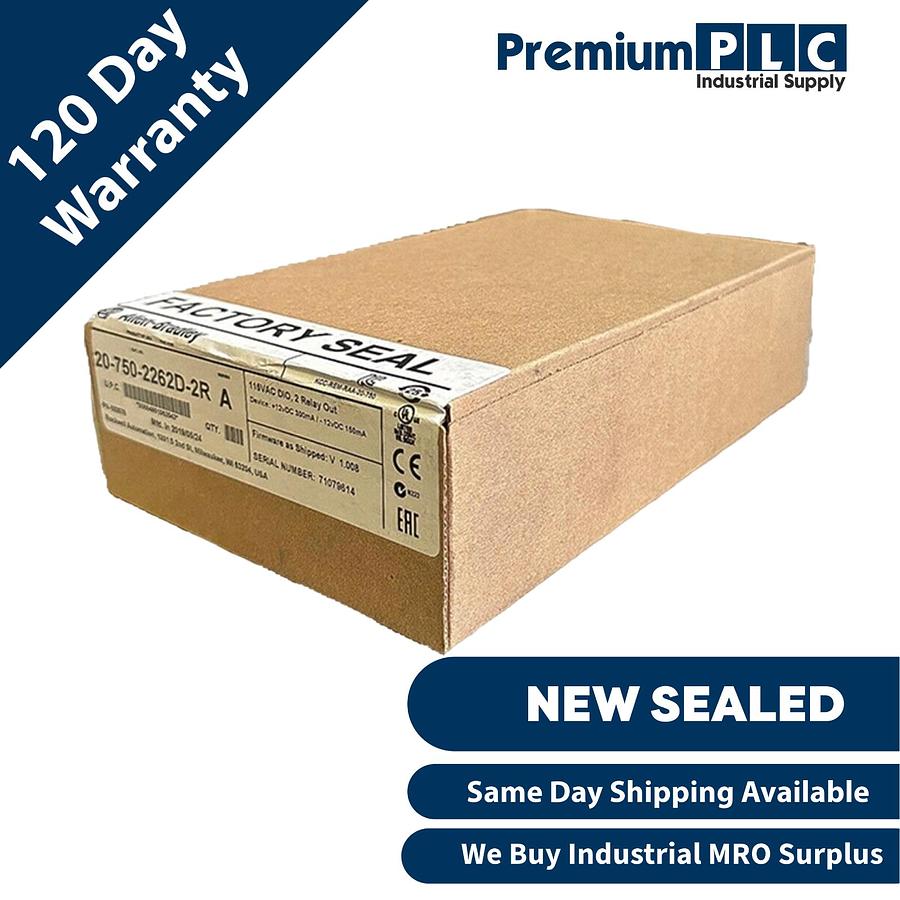 NEW SEALED ALLEN BRADLEY 20-750-2262D-2R /A PowerFlex 750 115VAC DIO 2 RELAY OUT