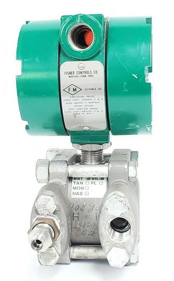 Used FISHER CONTROLS 1151-DP6E22 PRESSURE TRANSMITTER 0-100PSI 1151DP6E22