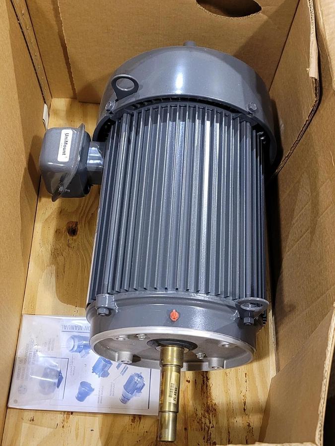 Used NIB US MOTORS UJ10S2AM MOTOR 10HP, 1755 RPM, TYPE: UT4, 208-230/460 & 190/380V
