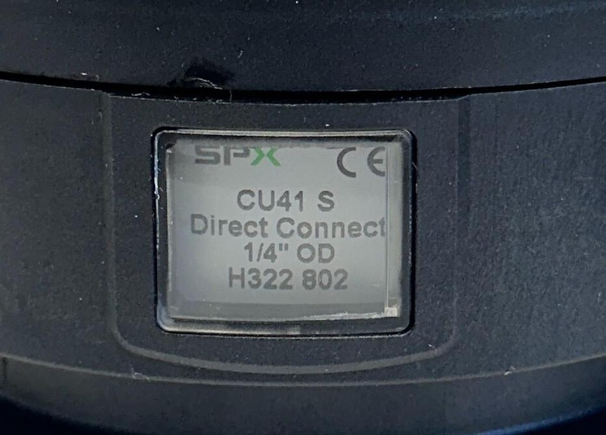 Used NEW SPX CU41-S / CU41 DIRECT CONNECT 1/4'' OD H322802 / H327194 APV NSNP