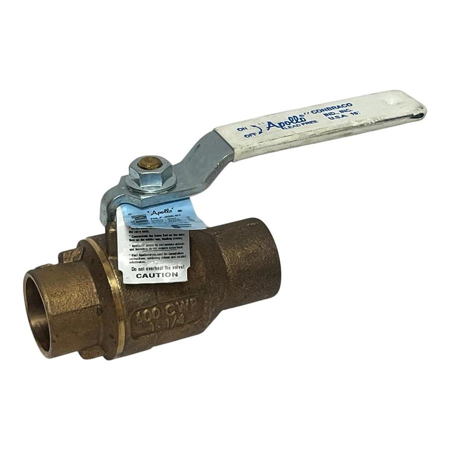 Apollo Valves 70LF-206-01 Lead-Free Bronze 1-1/2" Threaded Ball Valve