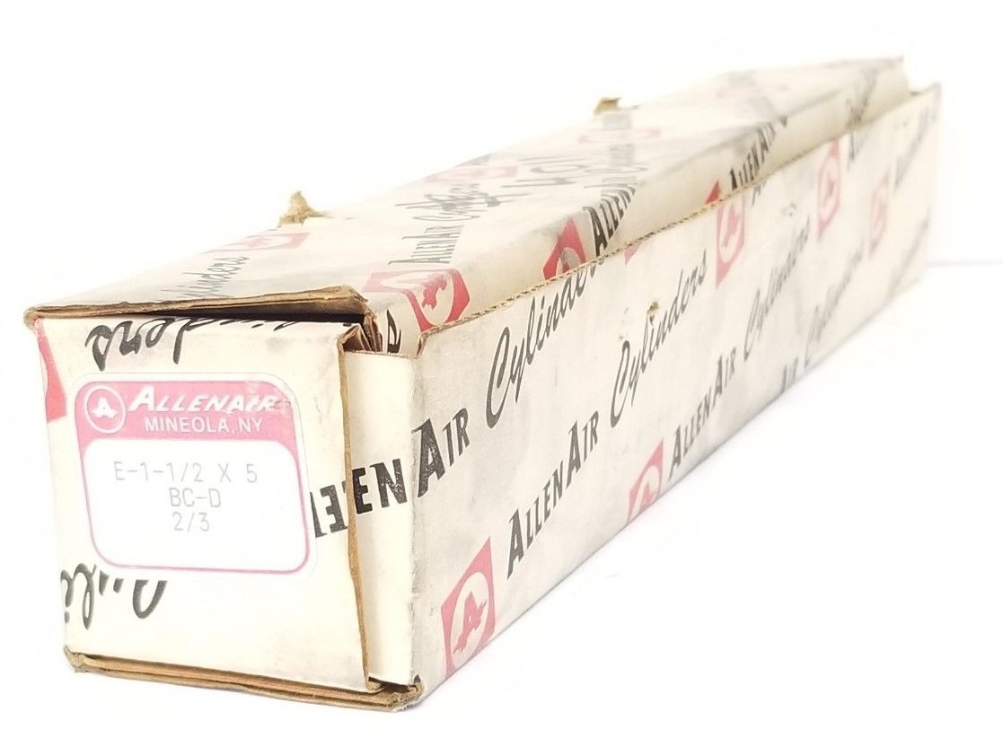 Used NIB ALLENAIR E 1&1/2 X 5 BC-D PNEUMATIC CYLINDER