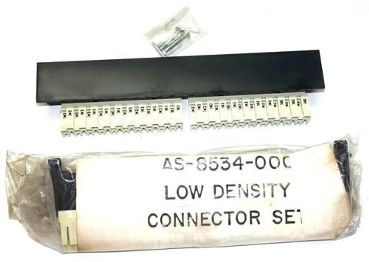 Used LOT OF 2 NEW MODICON AS-8534-000 800IO LOW DENSITY CONNECTORS PM-0056-001