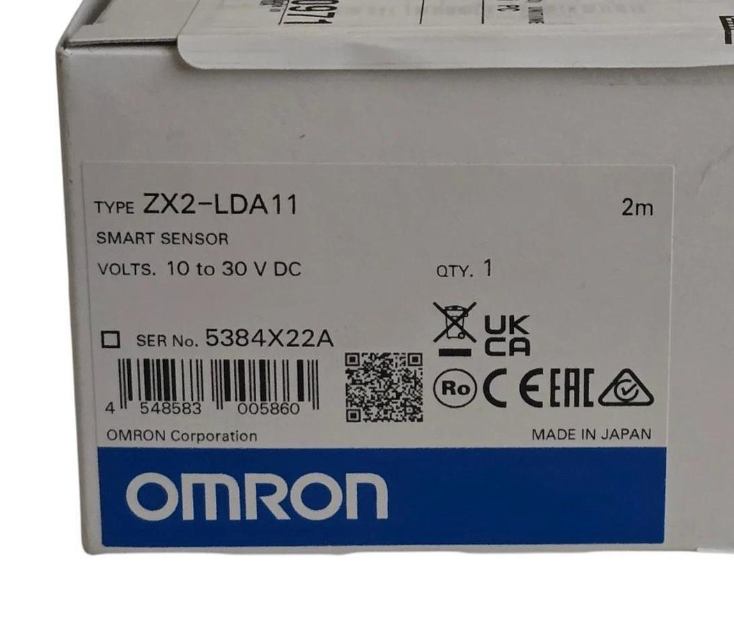 Omron ZX2-LDA11 2M Laser Smart Sensor Amplifier Unit NPN 10-30VDC ZX2LDA11 NSMP