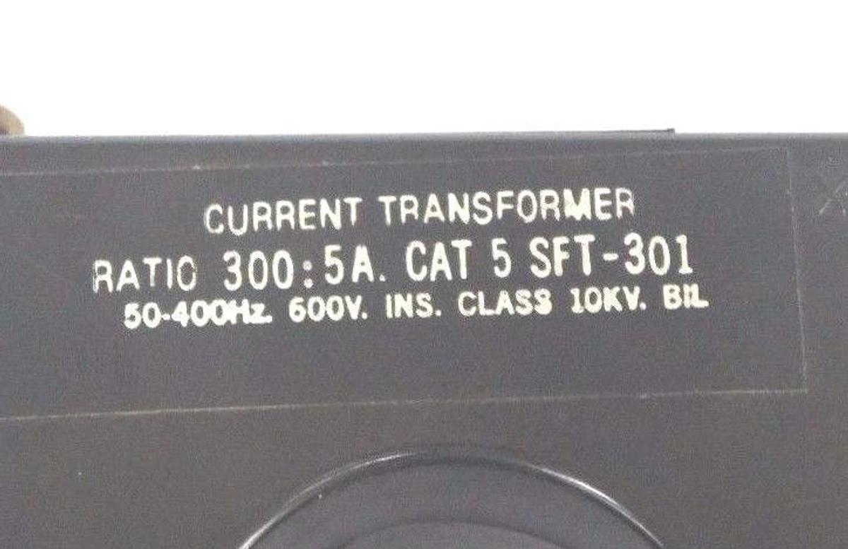 Used PROCESS MEASUREMENT COMPANY 5SFT301 TRANSFORMER 300:5