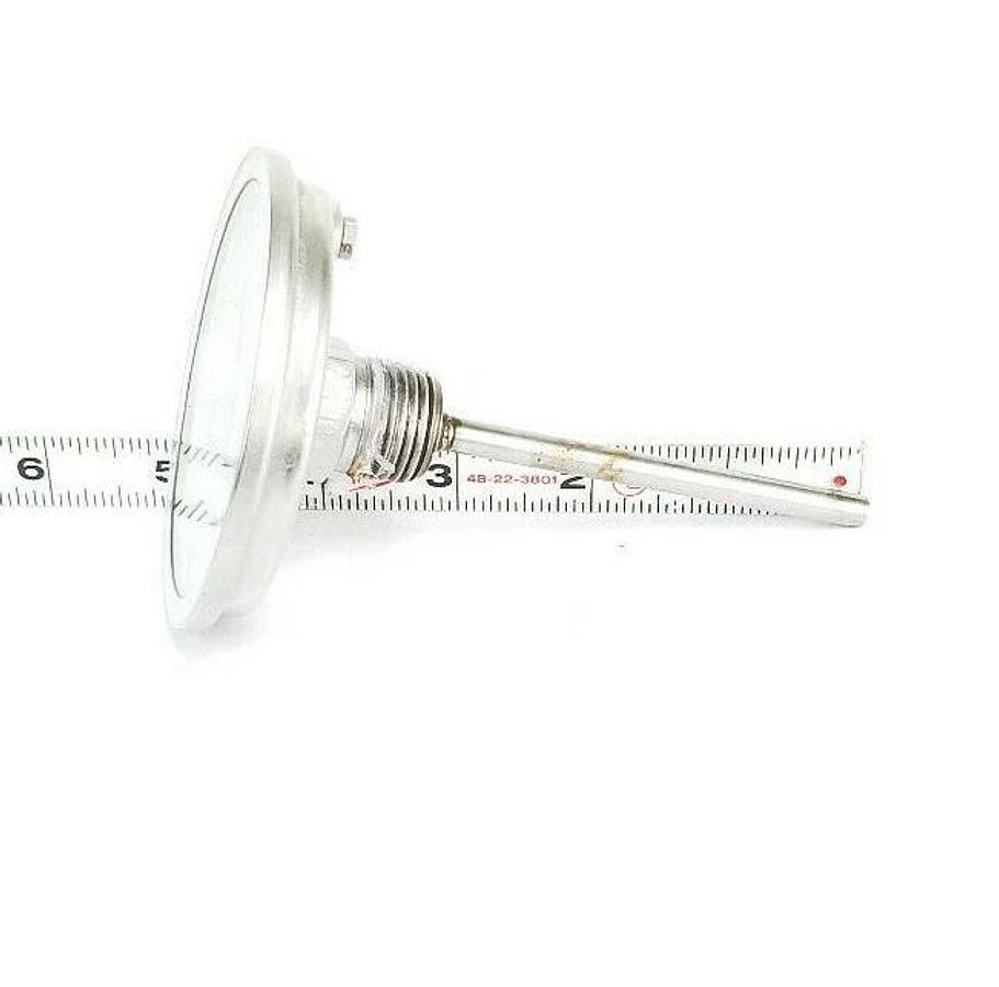 Used TRI-CLOVER 0-200 DEG F / -20-90 DEG C THERMOMETER